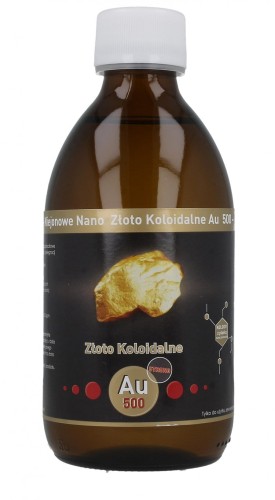 Strong Niejonowe Nano Złoto koloidalne Au 500, 50 ppm 300 ml