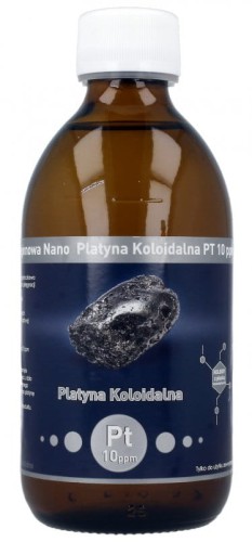 Niejonowa Nano Platyna Koloidalna PT 10 ppm