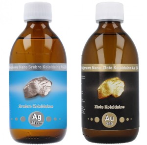 Nano - Złoto + Nano - Srebro Koloidalne w super cenie!