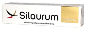 Silaurum, silikonowy żel na blizny z nanokoloidami złota, 15 ml