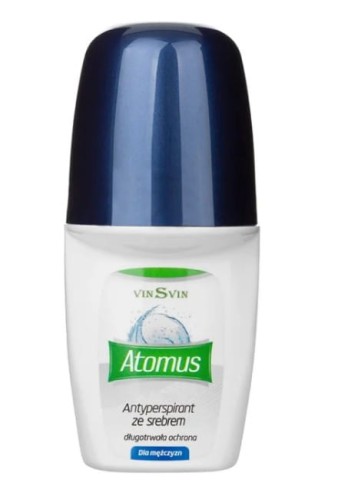 Antyperspirant roll-on ze srebrem dla mężczyzn, 50 ml
