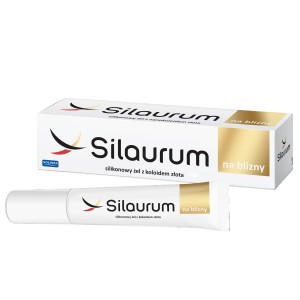 Silaurum, silikonowy żel na blizny z koloidem złota, 15 ml