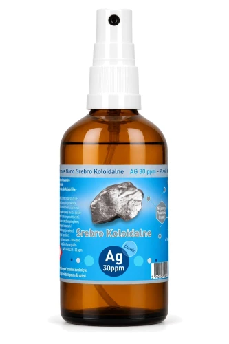 Classic Niejonowe Nano Srebro Koloidalne Ag 30 ppm spray 100 ml  Vitacolloids